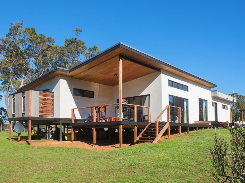 Hemp house exterior Hemp Homes Australia
